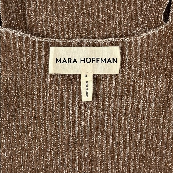 Mara Hoffman Midi Ribbed Sleeveless Ivy Knit Dress - Picture 6 of 6